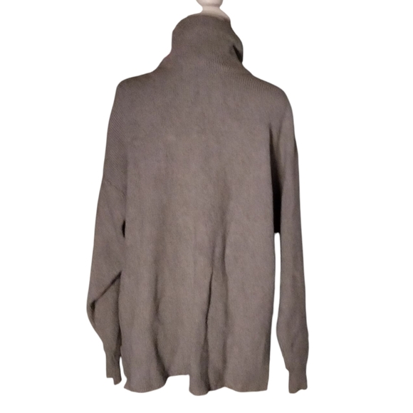 Free People Revolve Softly Structured Turtleneck Tunic Dark Gray Size Medium - Picture 6 of 7